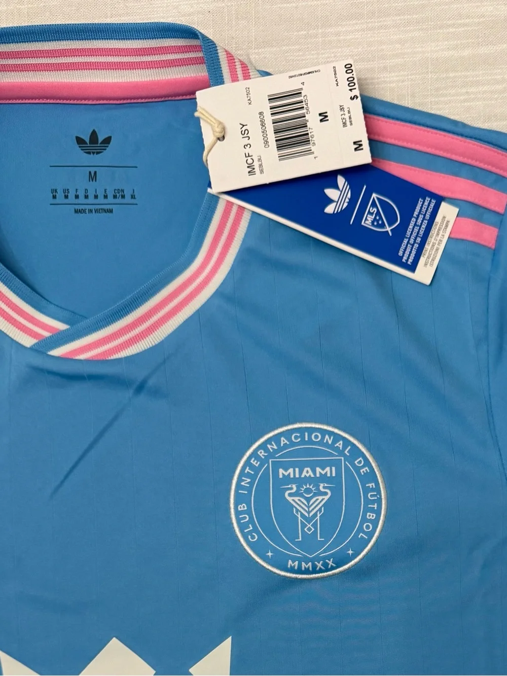 Adidas MLS INTER MIAMI CF 2025/2026 Third Soccer Jersey  KA7502 Men's M Original